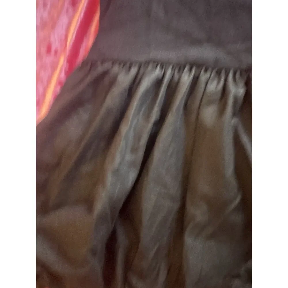 NWT Commense Black Midi Dress Ribbed Bubble Hem Women's Small Tank Top - Picture 2 of 9